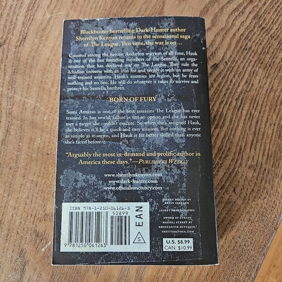 Born of Ice Book Sherrilyn Kenyon St. Martin's A League Novel - Picture 3 of 3